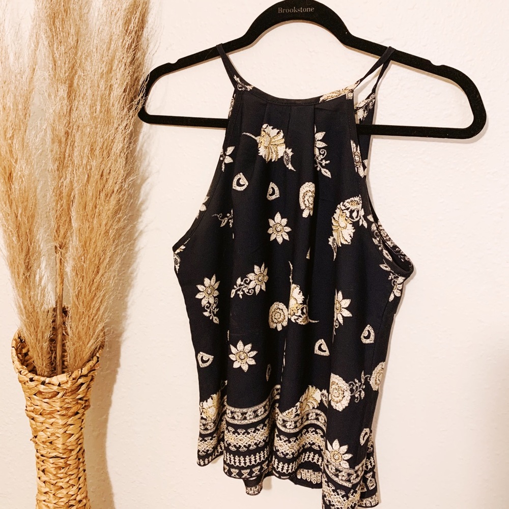 Navy blouse